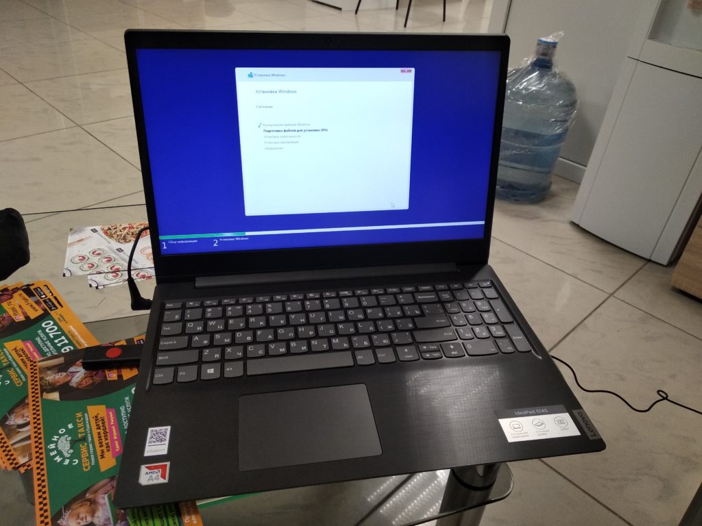 Установка Windows 10 на ноутбук Lenovo S145
