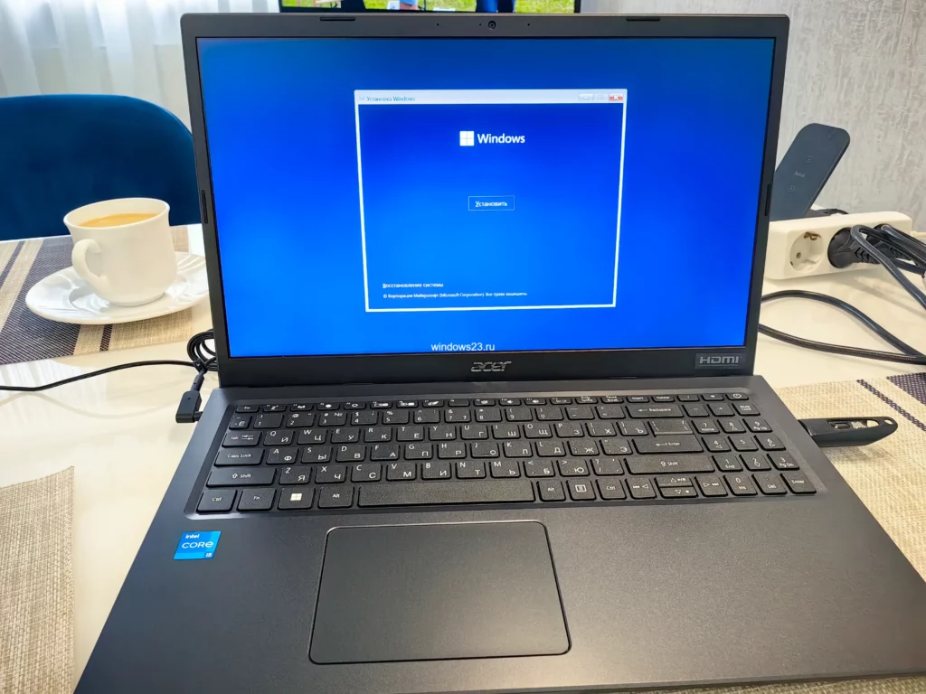 установка windows 11 ACER Extensa 215-54